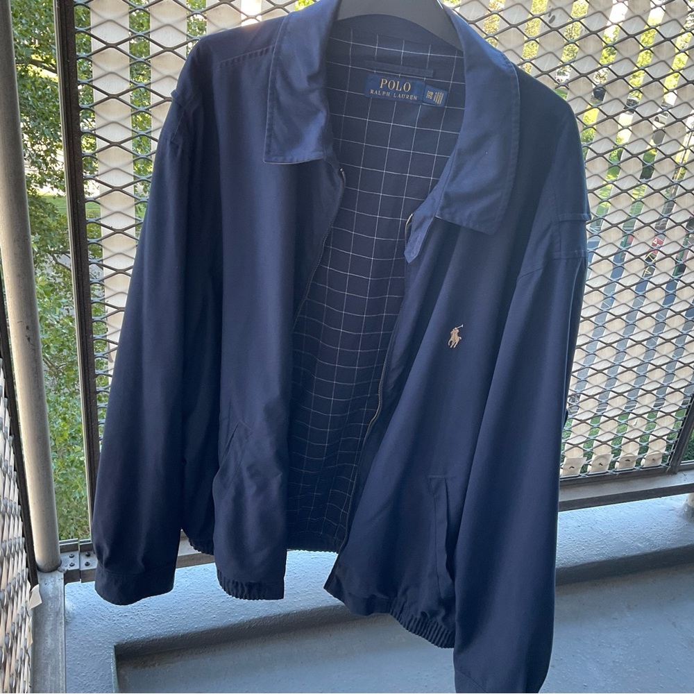 Polo Ralph Lauren Harrington Jacket NAVY 2XB Vintage 90s